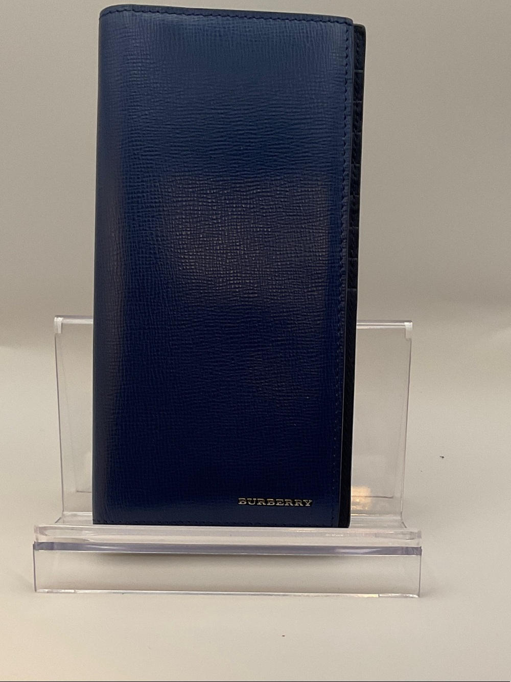 Burberry Navy Blue Leather wallet NWOTS